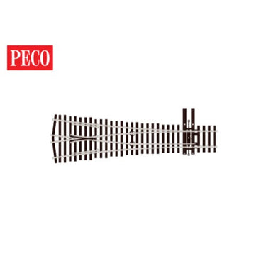 Peco SLE8348 HO/OO Code 83 #4 Wye Turnout Electrofrog